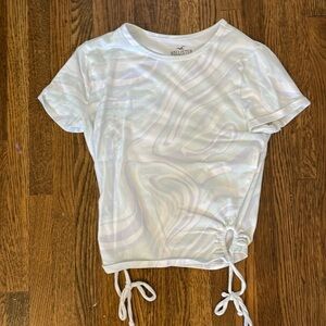 Hollister must have collection baby tee, tie-dye